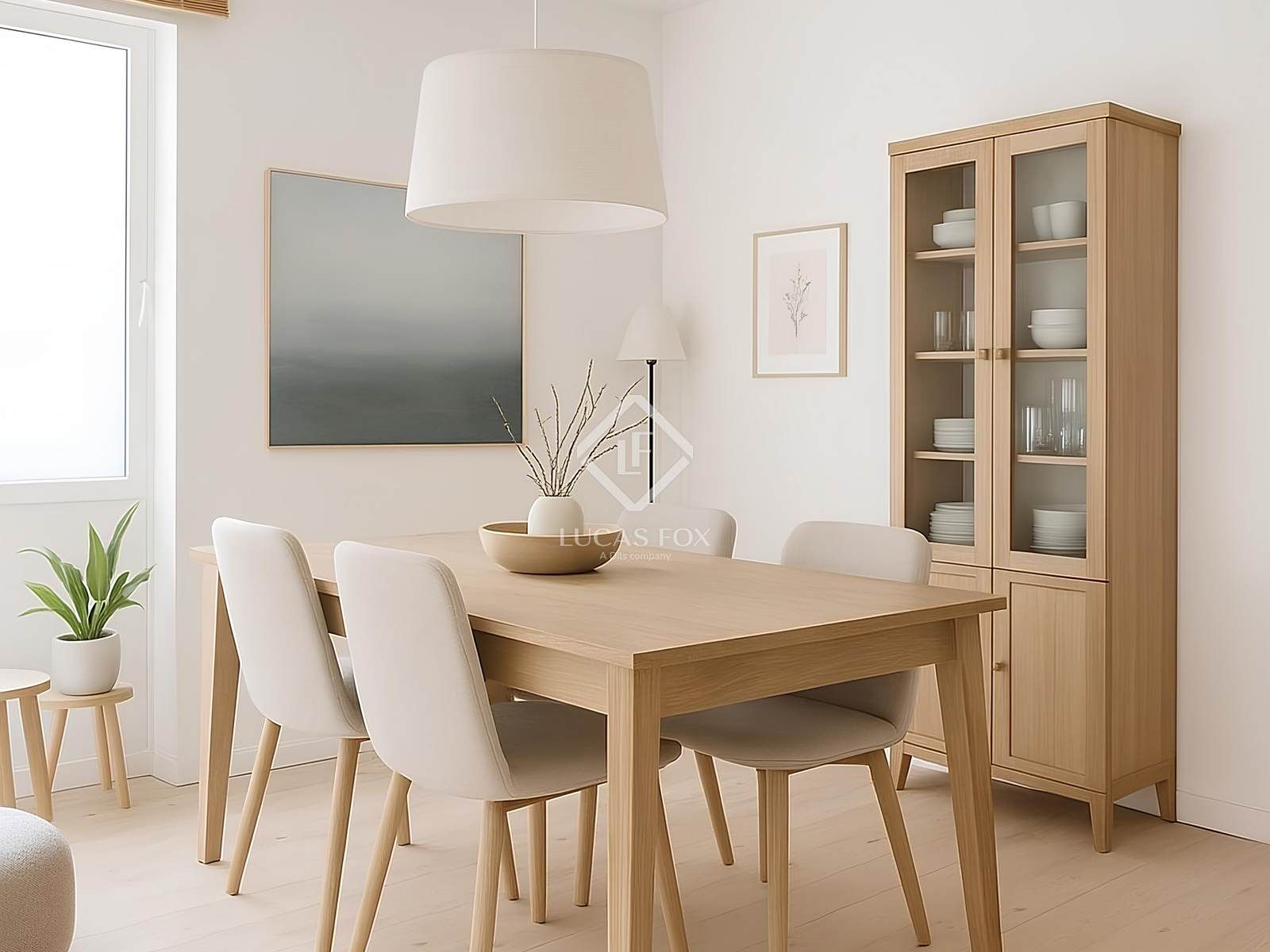 Dining room of Flat for sale in Sant Just Desvern  with Air Conditioner, Swimming Pool and Balcony