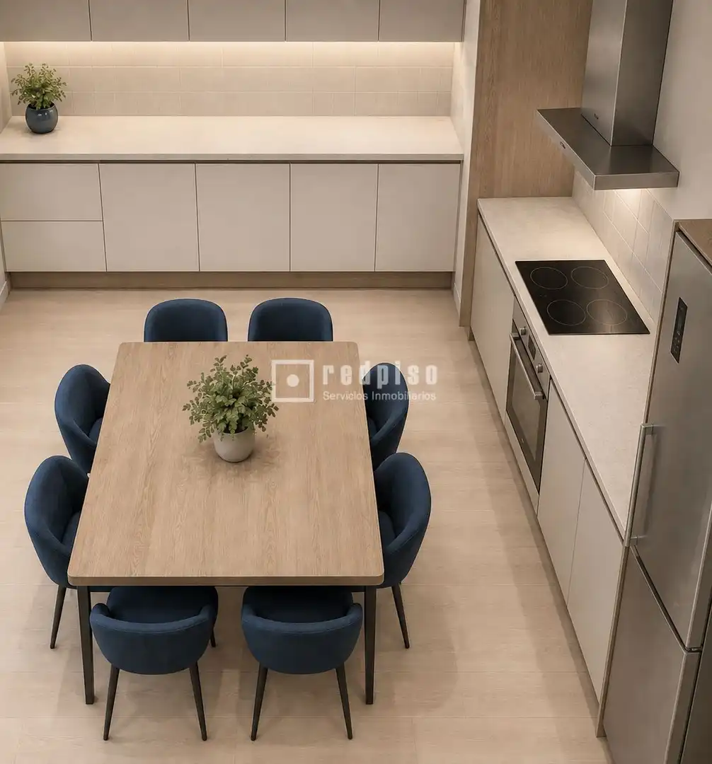 Cocina de Piso en venta en Alcorcón con Aire acondicionado y Jardín privado