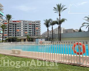 Swimming pool of Flat for sale in Gandia  with Air Conditioner, Heating and Private garden