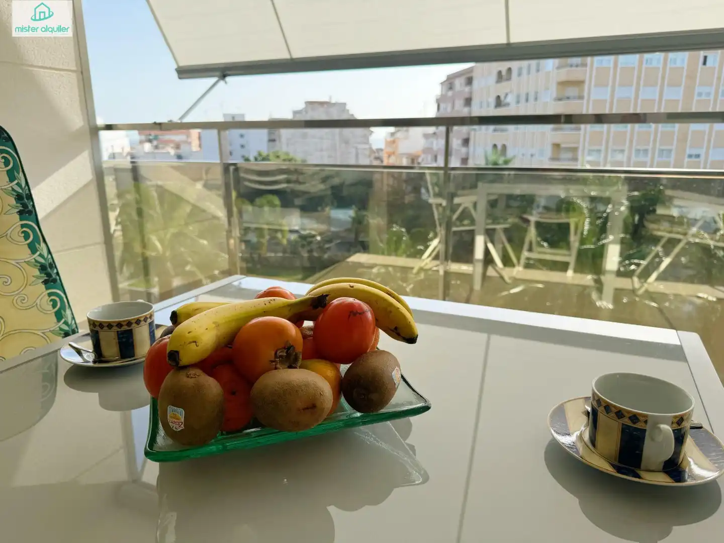 Balcony of Apartments for rent in El Campello  with Air Conditioner, Private garden and Terrace