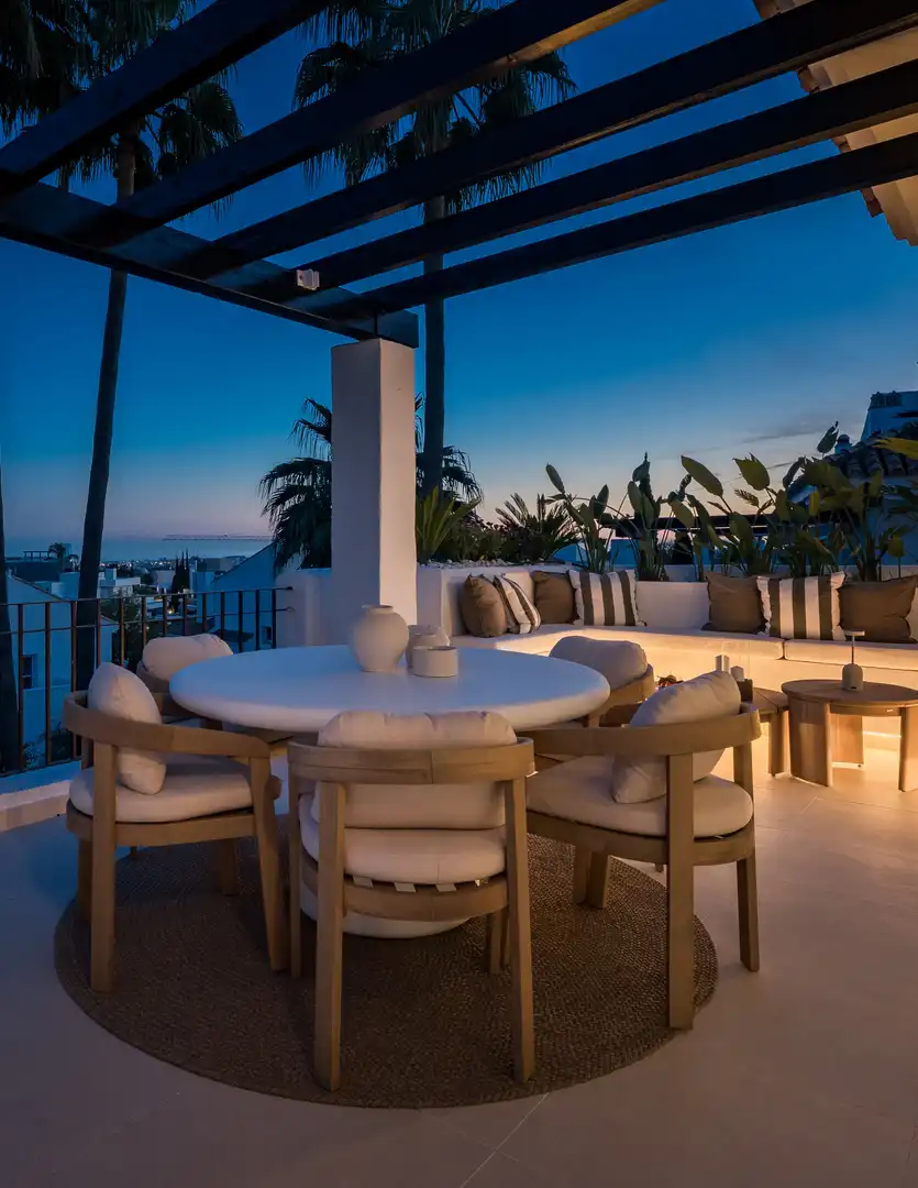 Terraza de Ático en venta en Marbella con Aire acondicionado, Terraza y Piscina