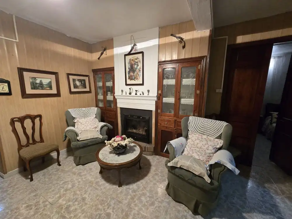 Sala d'estar de Casa o xalet en venda en Sax