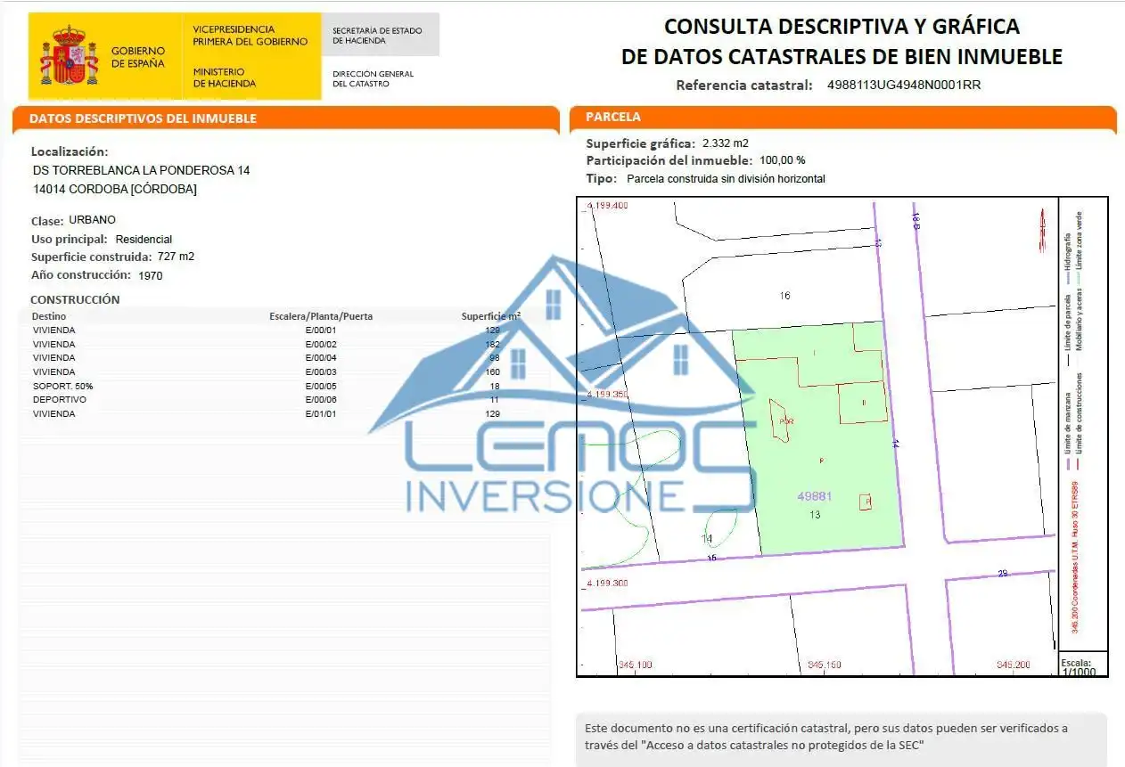 Residential zum Verkauf in Córdoba