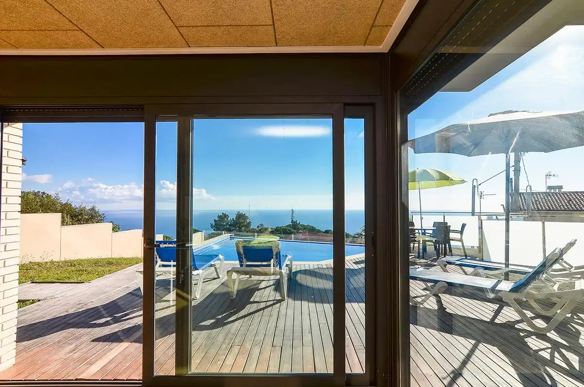Terraza de Casa o chalet en venta en Lloret de Mar con Jardín privado, Terraza y Piscina