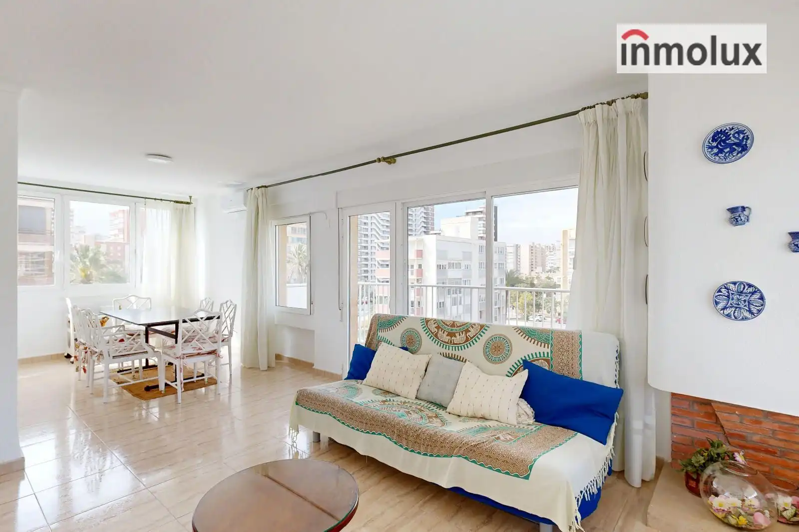 Sala de estar de Piso en venta en Alicante / Alacant con Aire acondicionado, Calefacción y Terraza