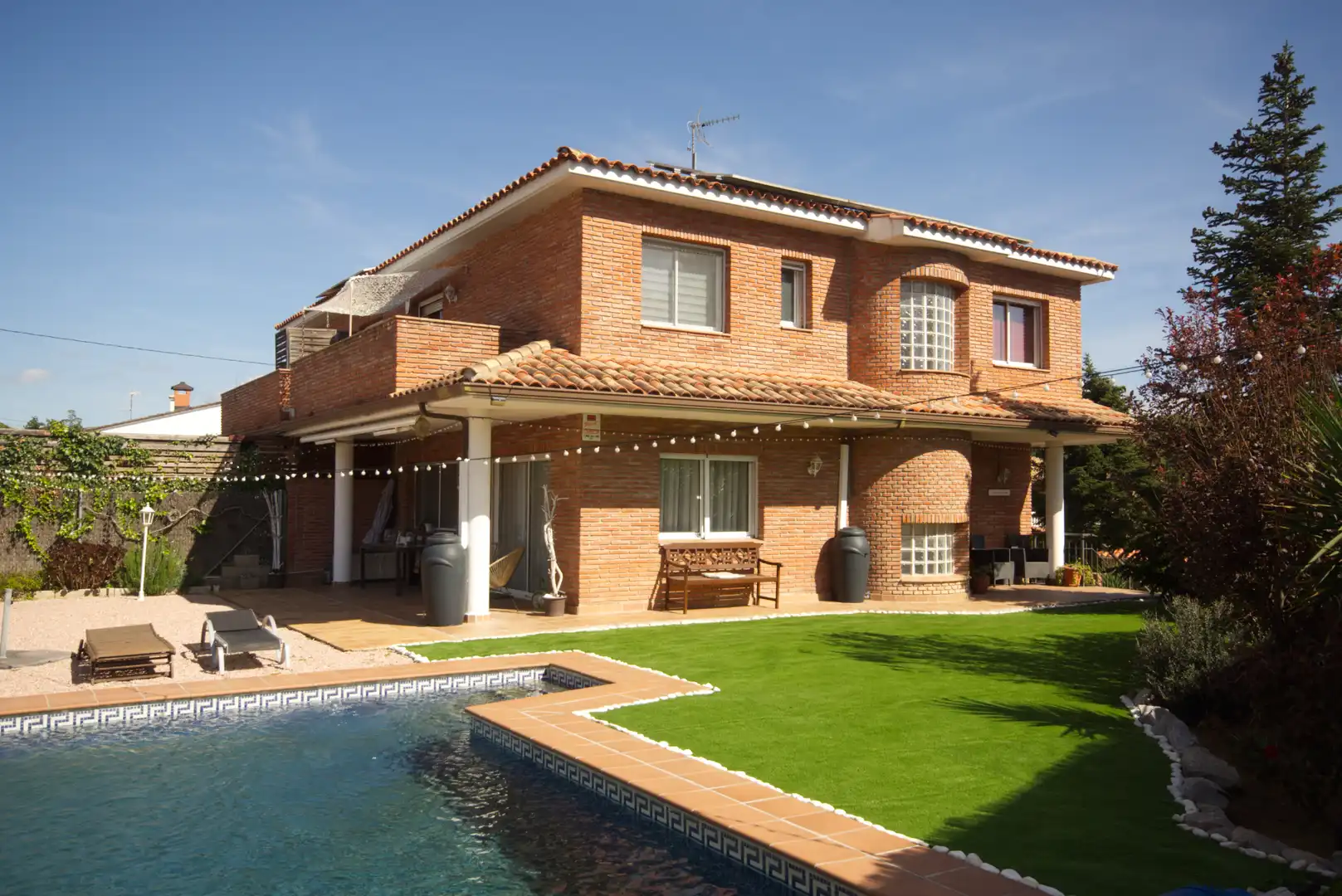 Garden of Detached homes for sale in Sant Quirze del Vallès  with Heating, Private garden and Parquet flooring