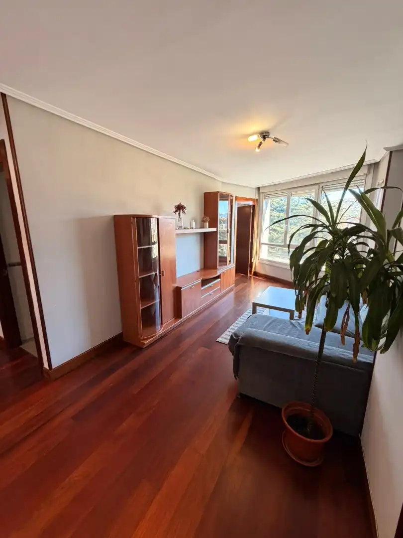 Sala de estar de Piso en venta en Barakaldo  con Calefacción, Parquet y Amueblado