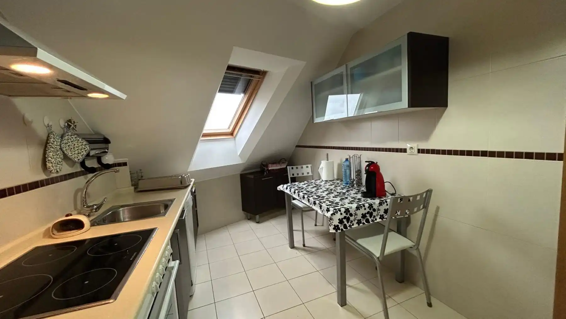 Kitchen of Flat for sale in Ribeira  with Terrace, Furnished and Oven