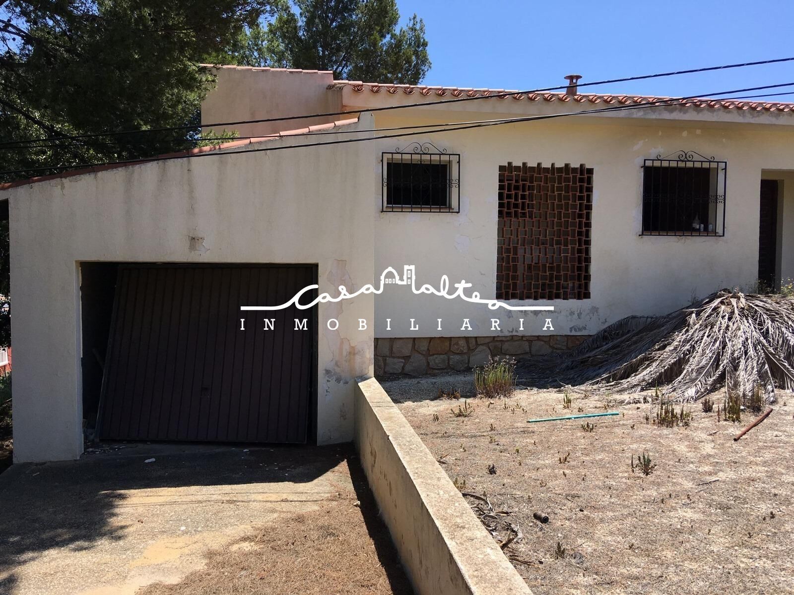 Vista exterior de Finca rústica en venda en La Nucia amb Piscina