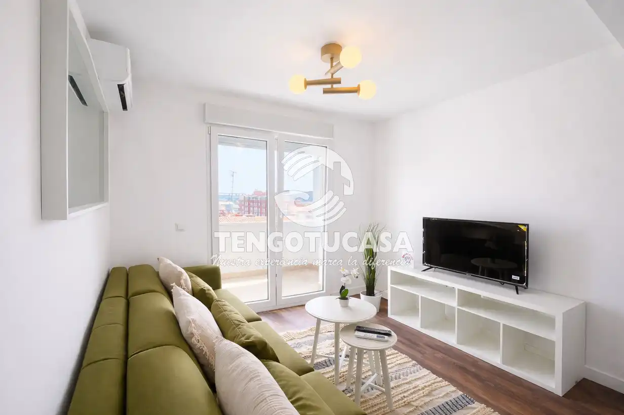 Sala de estar de Piso en venta en  Madrid Capital con Aire acondicionado, Calefacción y Terraza