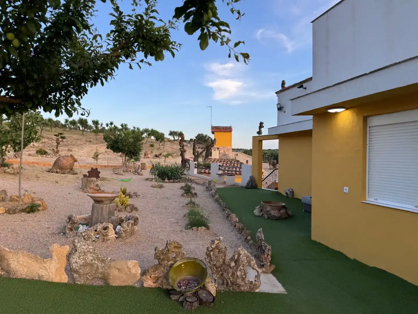 Garden of Flat for rent in Munera  with Air Conditioner, Swimming Pool and Balcony