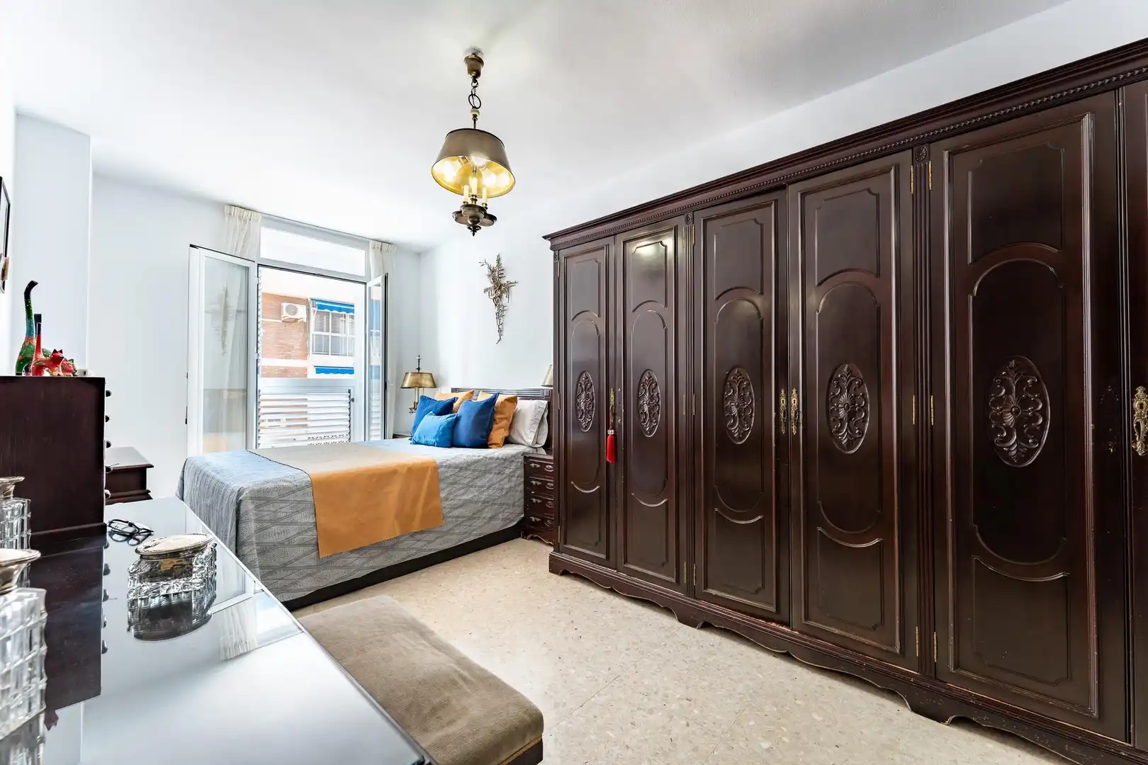 Bedroom of Flat for sale in Málaga  with Air Conditioner and Heating