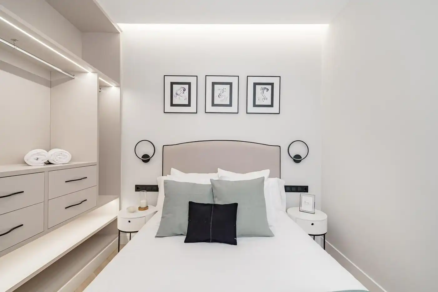 Schlafzimmer von Wohnung zum Verkauf in Madrid mit Klimaanlage und Heizung