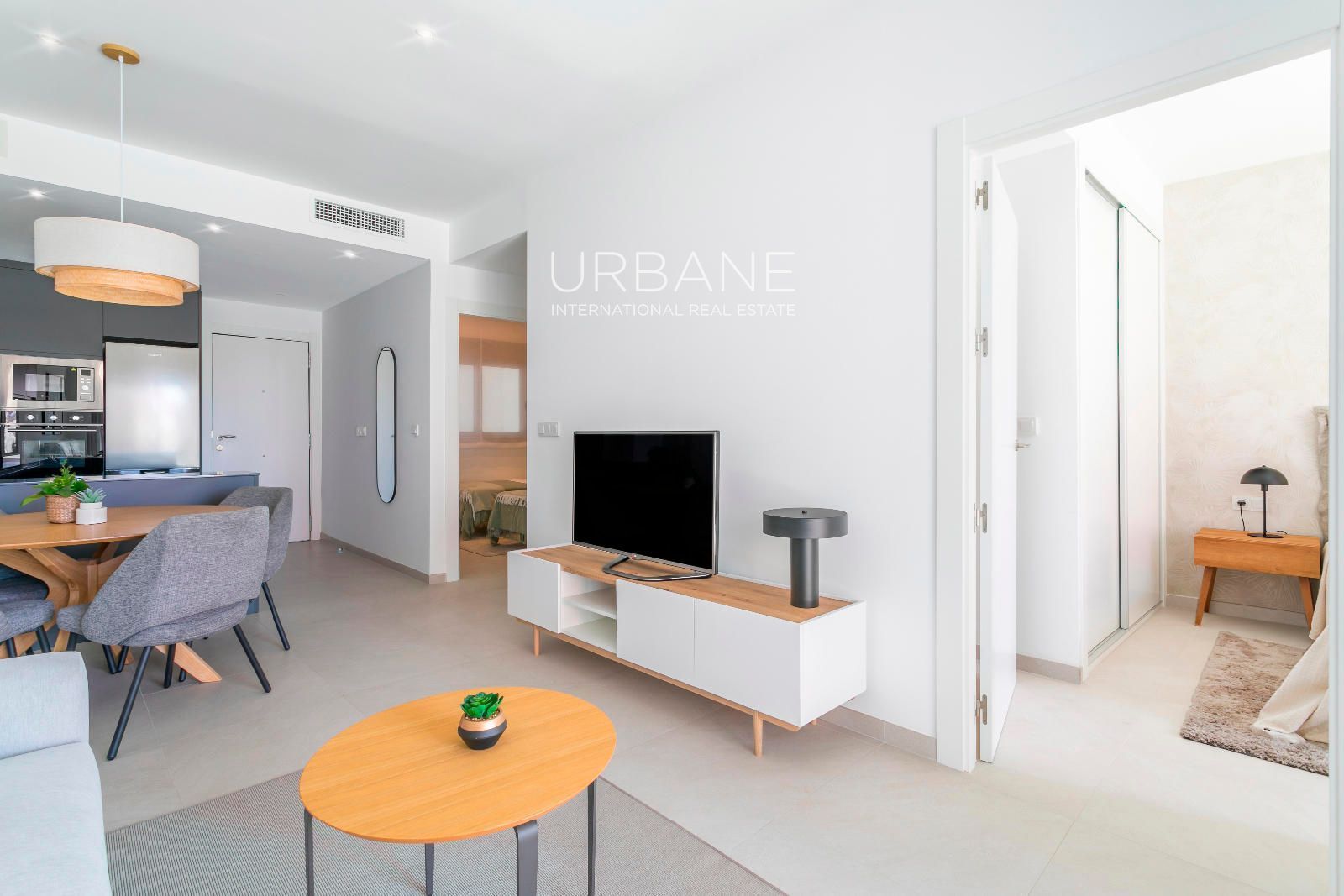 Living room of Flat for sale in Torrevieja  with Air Conditioner, Private garden and Terrace