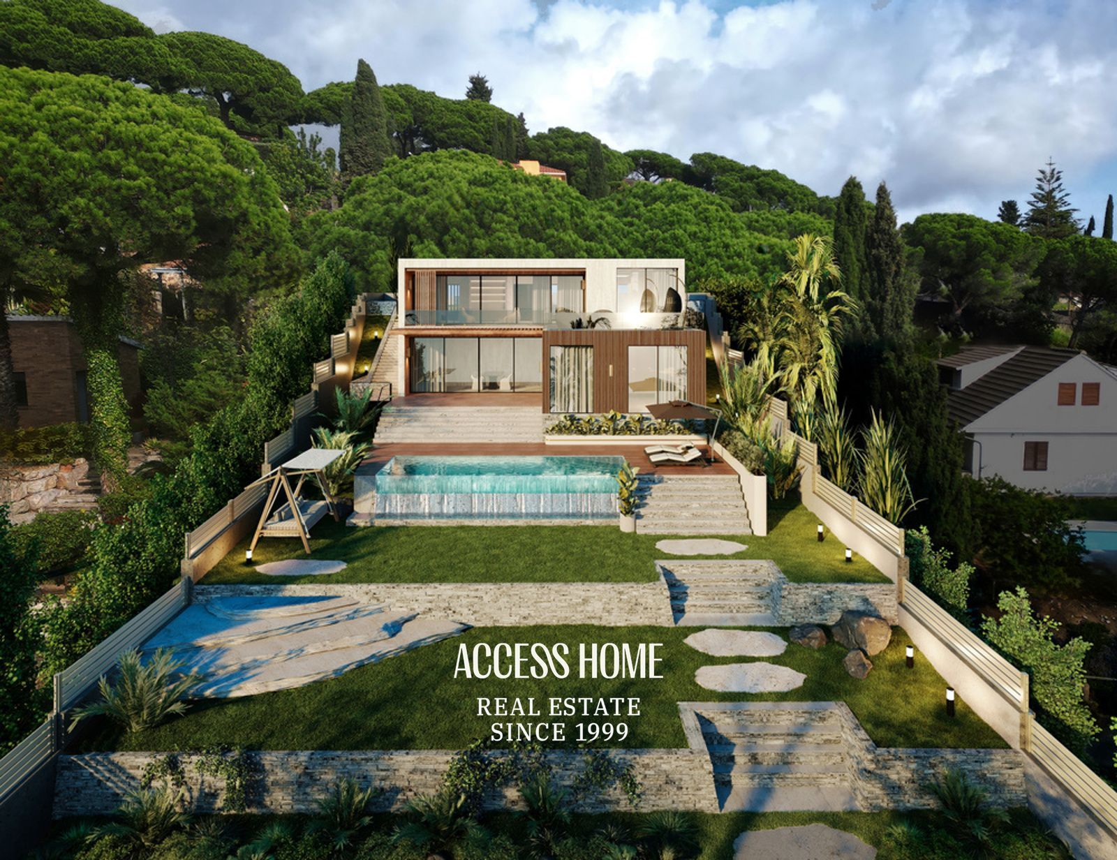 Vista exterior de Casa o xalet en venda en Sant Vicenç de Montalt amb Aire condicionat, Calefacció i Terrassa