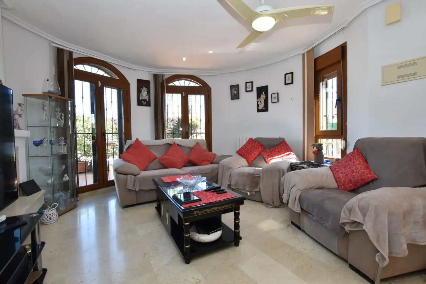 Living room of Houses for sale in Algorfa  with Air Conditioner, Heating and Private garden