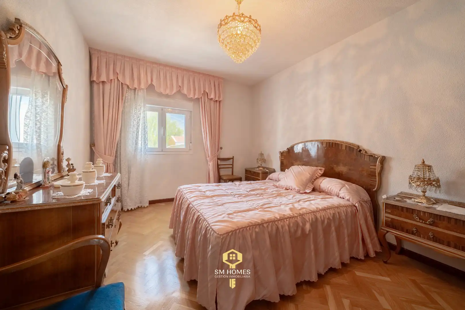 Schlafzimmer von Wohnung zum Verkauf in Coslada mit Terrasse, Möbliert und Ofen