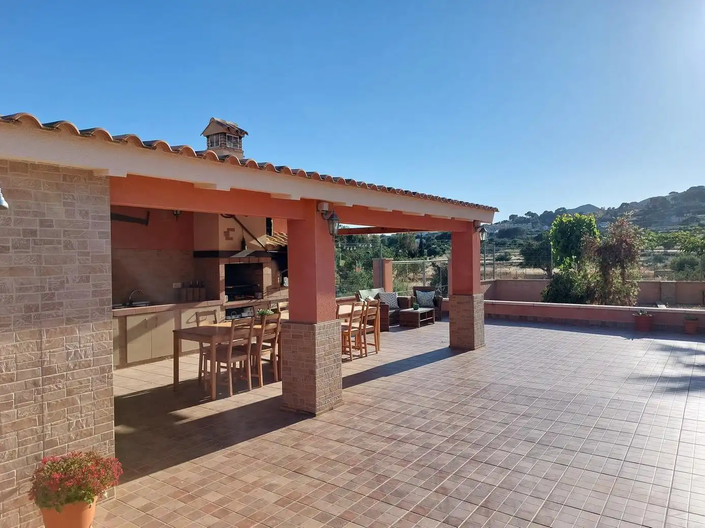 Terrassa de Casa o xalet en venda en Aigües amb Calefacció, Jardí privat i Terrassa