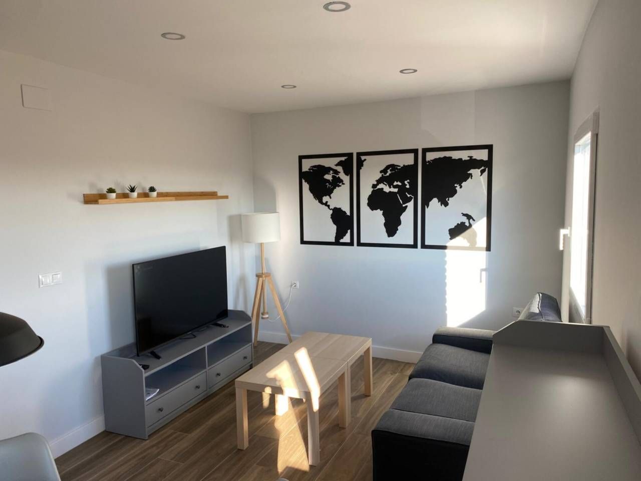 Sala d'estar de Apartament en venda en  Albacete Capital amb Aire condicionat