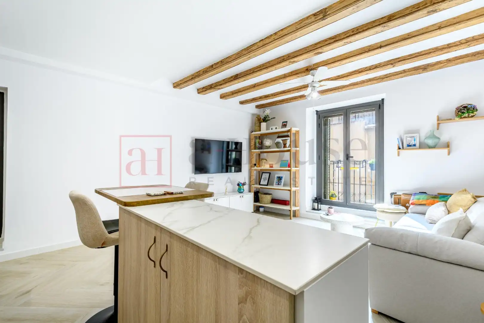 Kitchen of Flat for sale in Barcelona  with Air Conditioner, Heating and Storage room