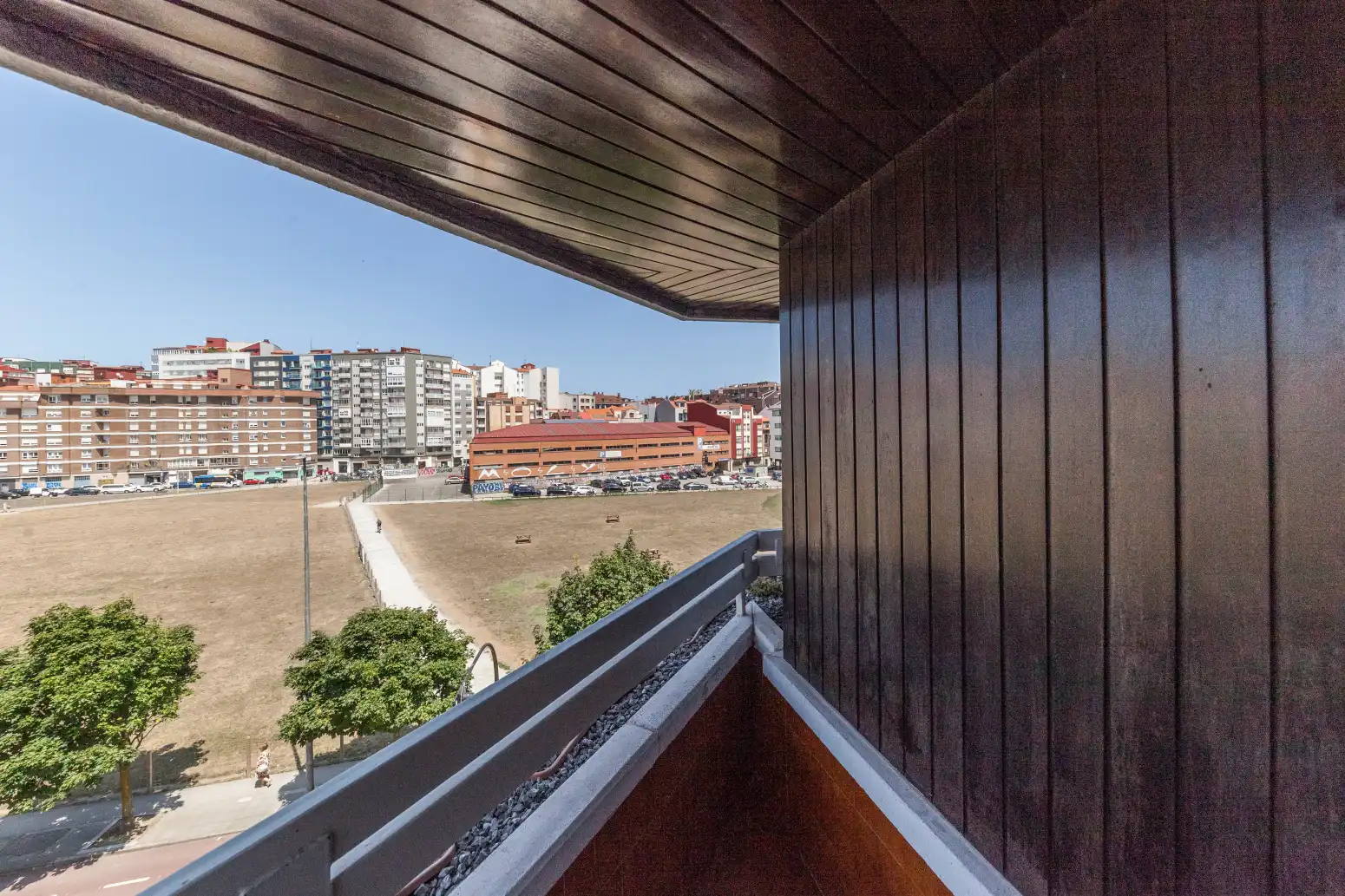 Terrace of Flat for sale in Gijón   with Heating, Parquet flooring and Terrace
