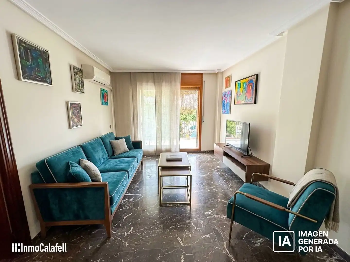 Living room of Flat for sale in L'Estany