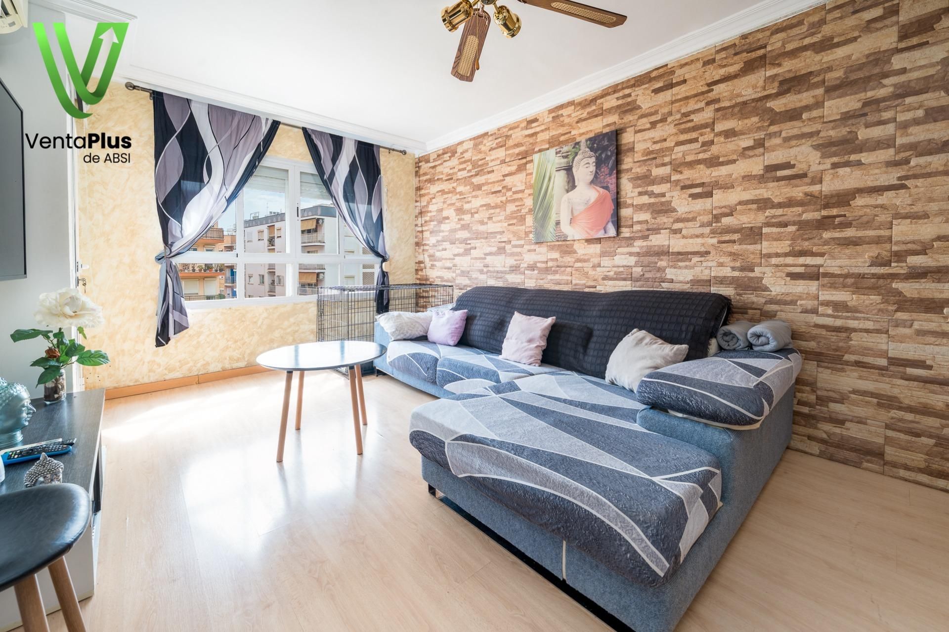Sala d'estar de Pis en venda en  Palma de Mallorca amb Aire condicionat, Traster i Balcó
