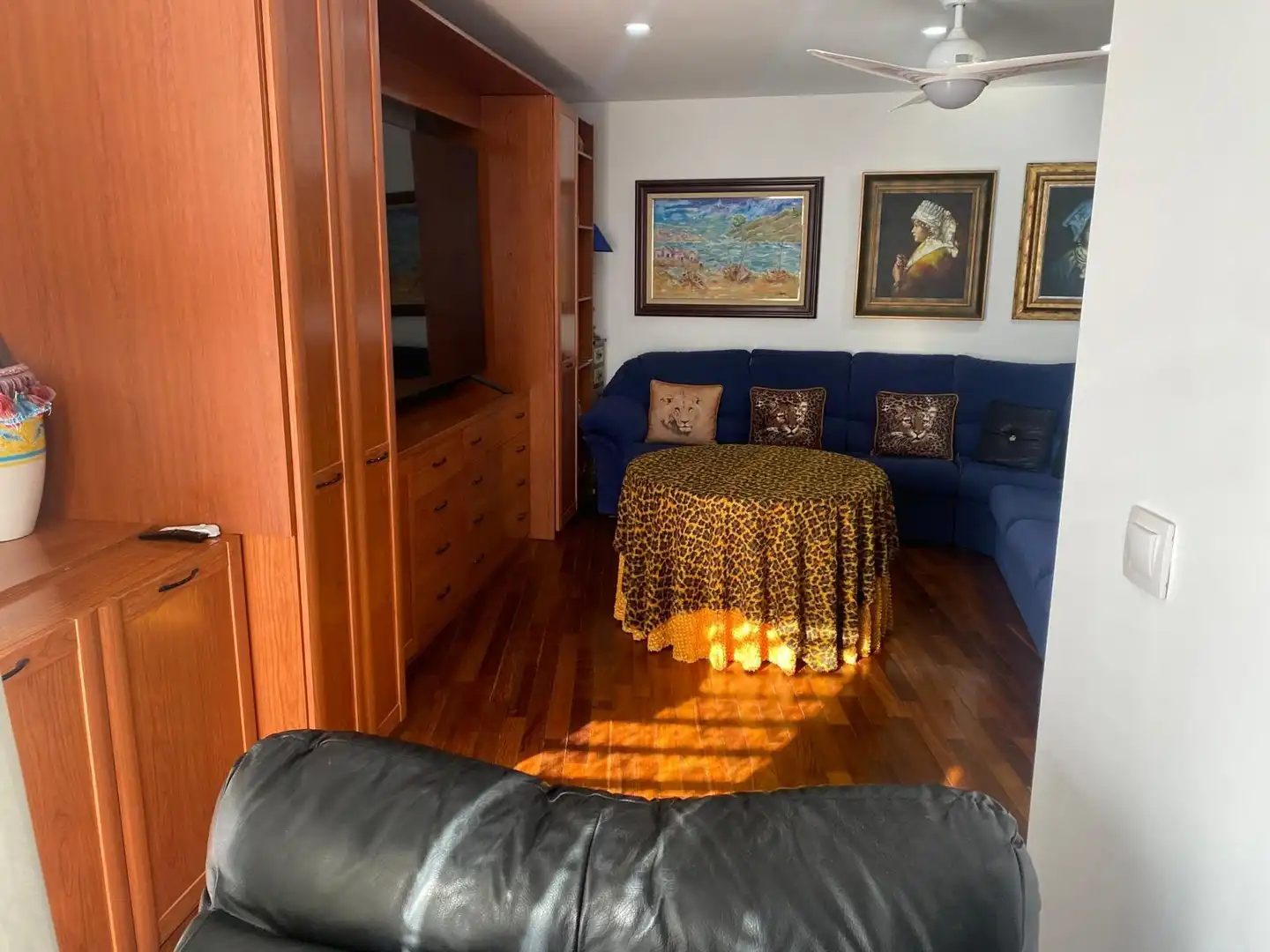 Sala de estar de Piso en venta en Elche / Elx con Aire acondicionado, Parquet y Trastero