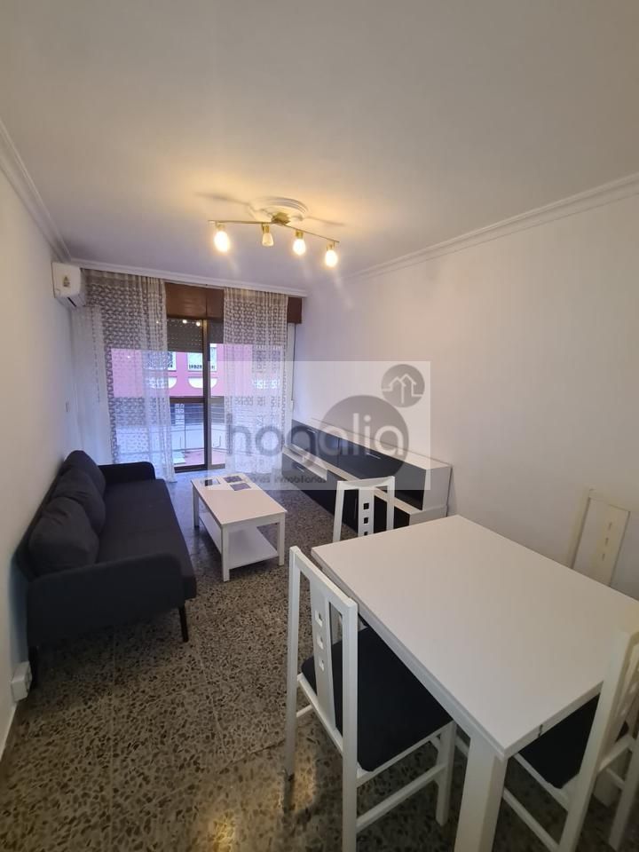 Living room of Flat to rent in  Sevilla Capital  with Air Conditioner, Terrace and Furnished