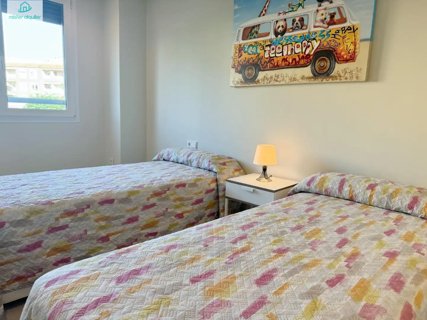 Bedroom of Apartments for rent in El Campello  with Air Conditioner, Private garden and Terrace