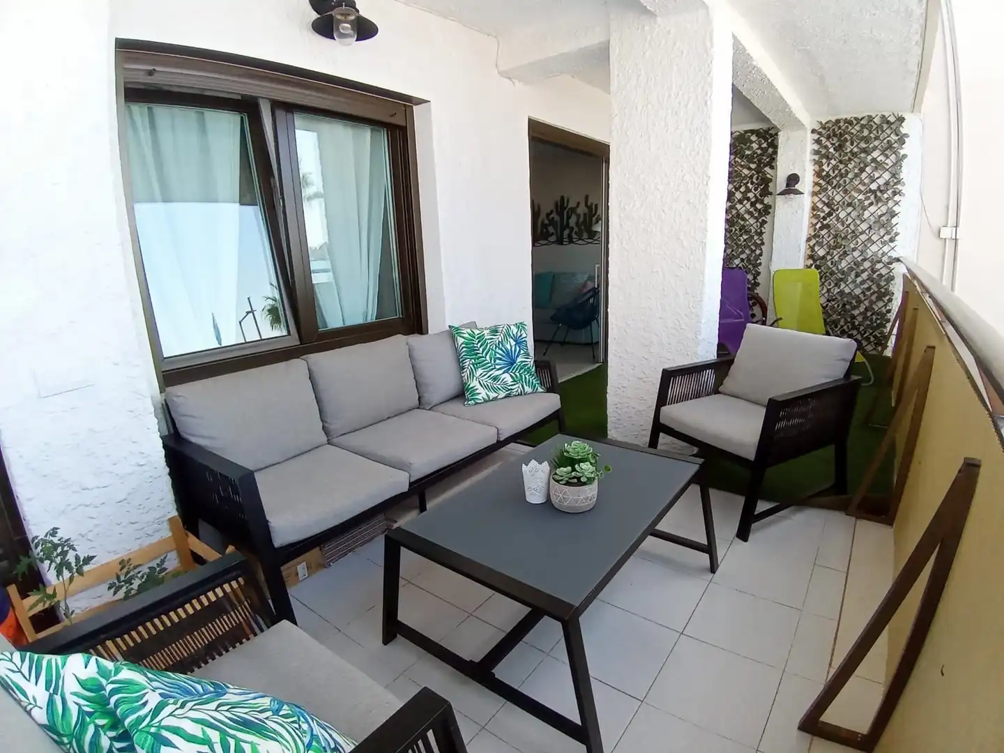 Terrace of Flat for rent in Águilas  with Air Conditioner and Furnished