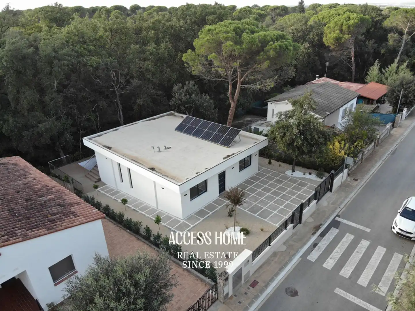 Vista exterior de Casa o chalet en venta en Llagostera con Aire acondicionado, Calefacción y Terraza