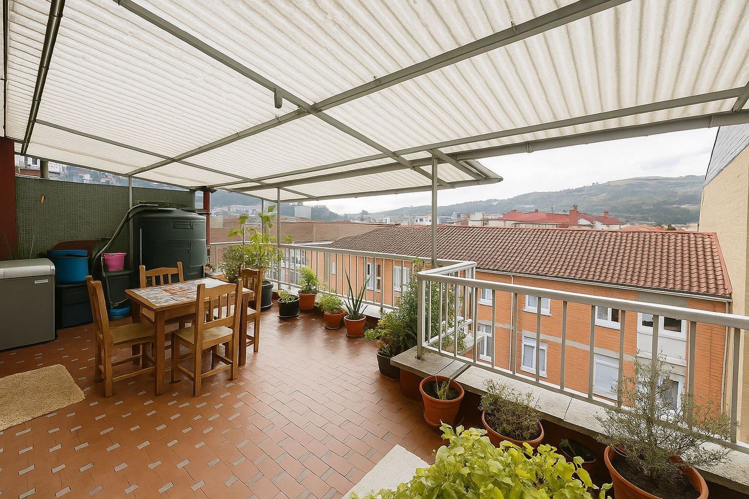 Terrace of Flat for sale in Mieres (Asturias)  with Heating, Terrace and Swimming Pool