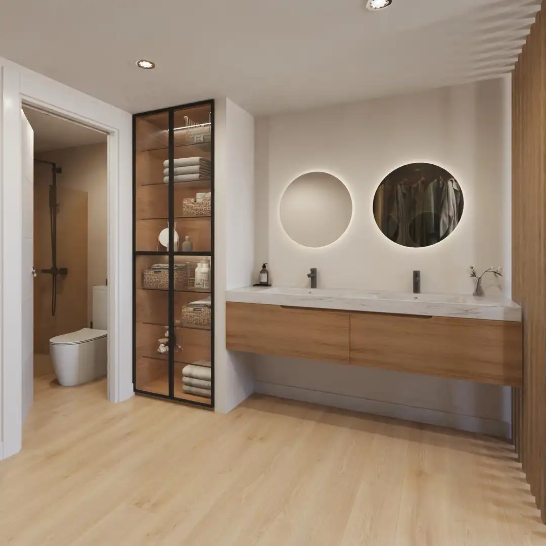 Bathroom of Flat for sale in Langreo  with Heating and Storage room