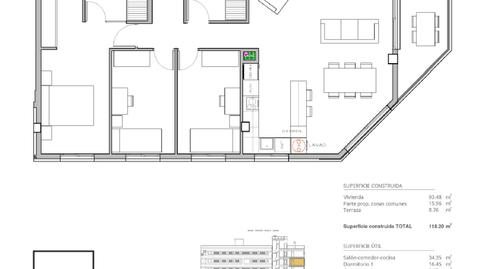 Foto 2 von Wohnungen zum Verkauf in Garbinet - Parque de las Avenidas, Alicante / Alacant