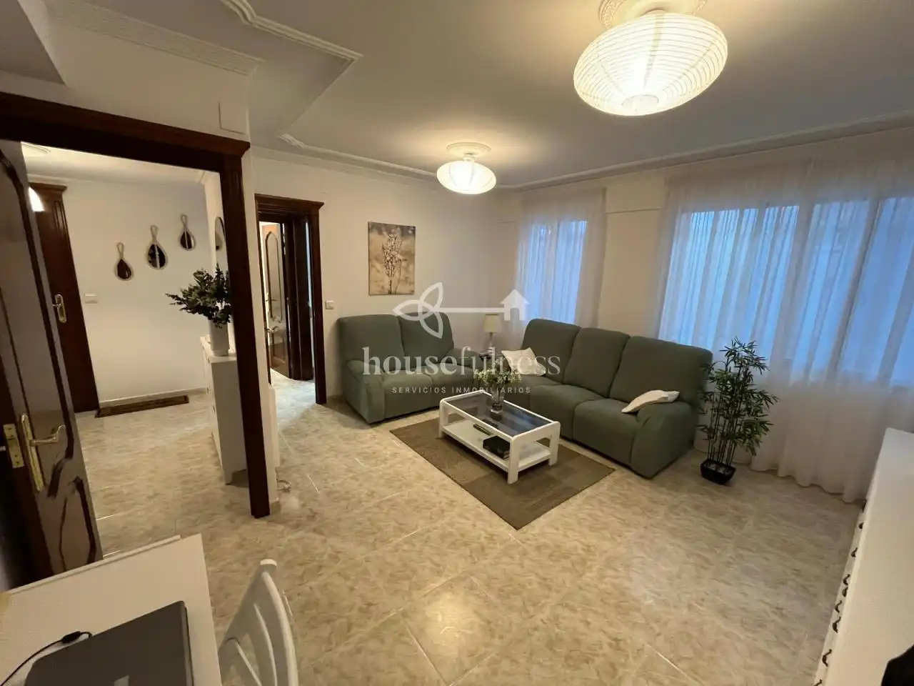 Sala de estar de Piso de alquiler en Narón con Calefacción, Terraza y Amueblado