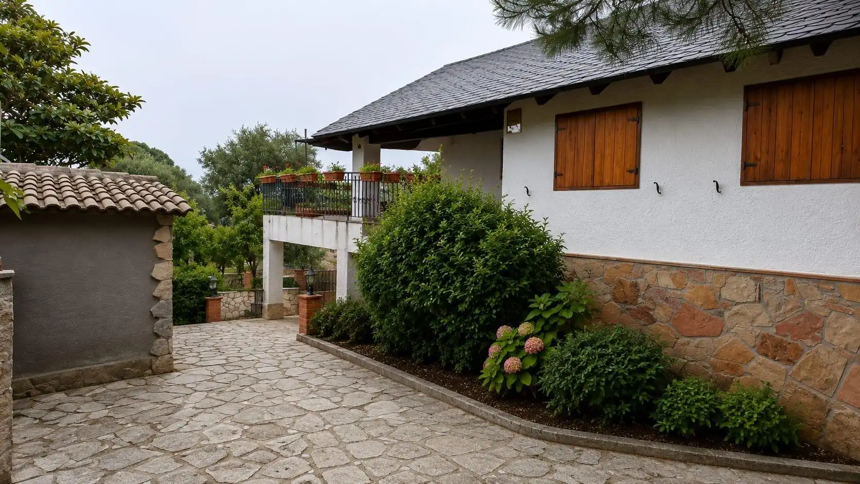 Exterior view of Houses for sale in Mediona  with Heating, Private garden and Terrace