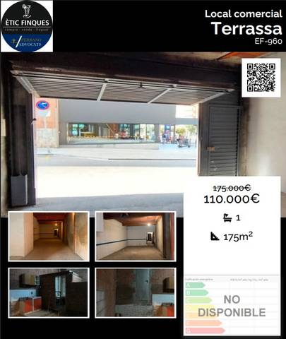Local comercial en Venta en Carrer d'Amadeu de Savoia en Torrent d'en Pere Parres