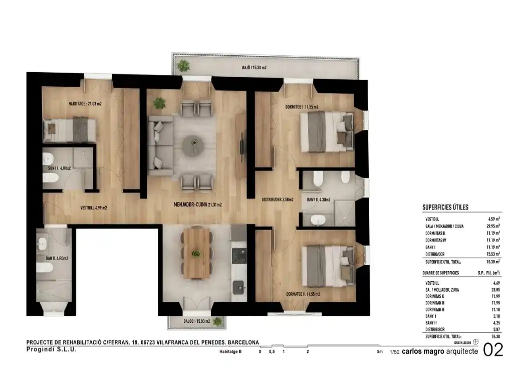 Piso con ascensor en venta en Calle Ferran, imagen 15