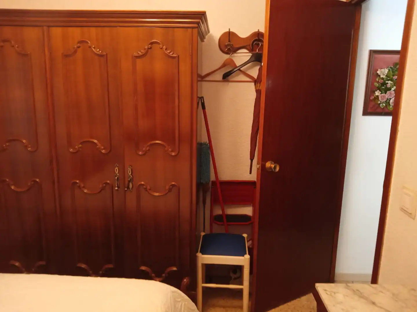 Bedroom of Flat for rent in Leganés  with Heating, Terrace and Furnished