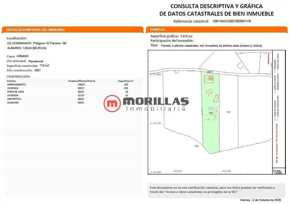 Chalet con piscina en venta en Camino Cieza 190, imagen 3