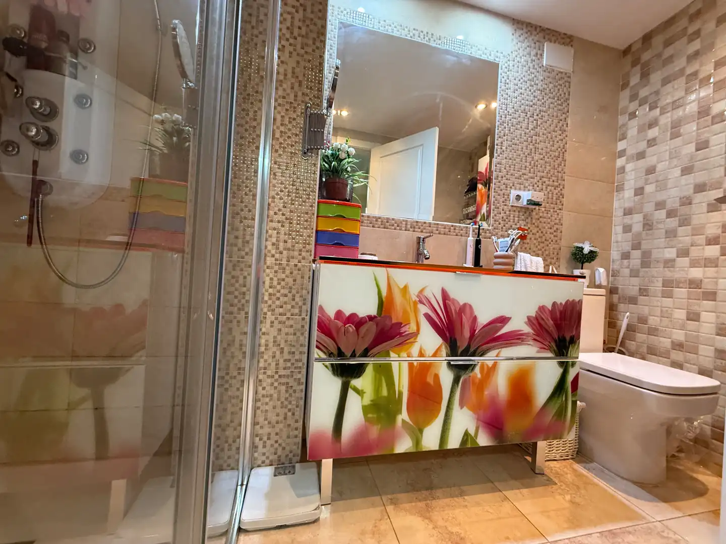 Baño de Casa adosada en venta en Arganda del Rey con Aire acondicionado, Calefacción y Jardín privado