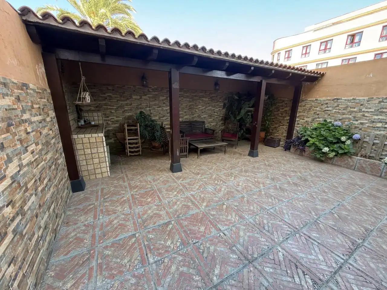 Terrassa de Casa adosada en venda en San Cristóbal de la Laguna amb Jardí privat, Parquet i Terrassa