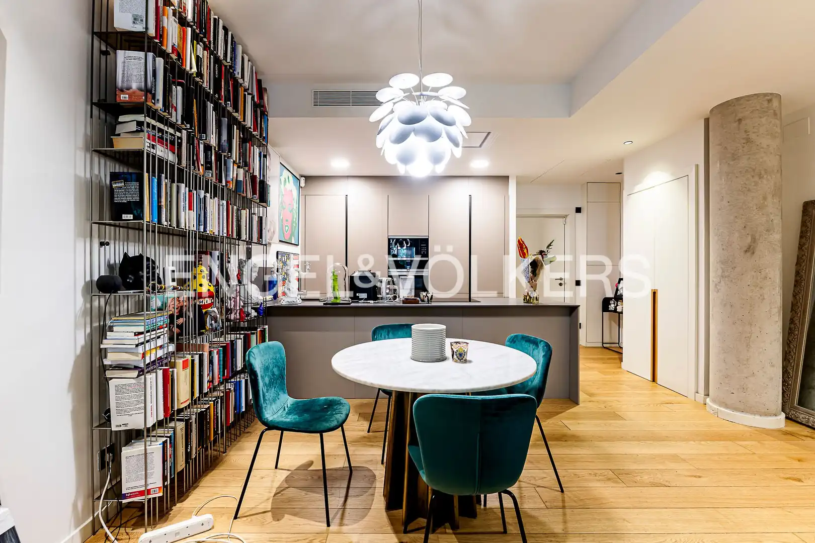 Dining room of Flat for sale in Barcelona  with Air Conditioner, Heating and Swimming Pool