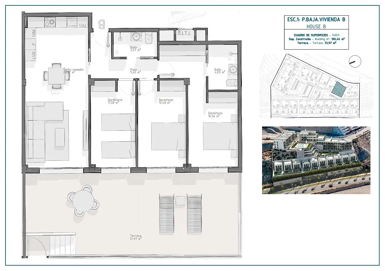 Apartment mit Terrasse zum Verkauf in El Hornillo, imagen 42