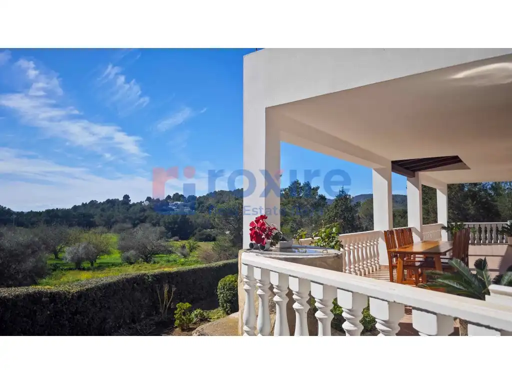 Exterior view of Houses for rent in Sant Antoni de Portmany  with Air Conditioner, Private garden and Terrace