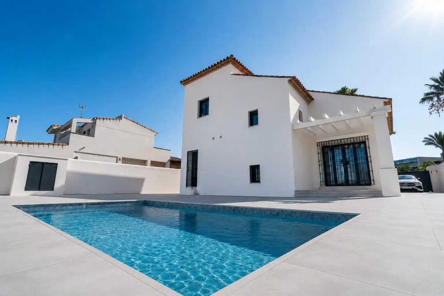 Swimming pool of Houses for sale in Chiclana de la Frontera  with Private garden, Terrace and Swimming Pool