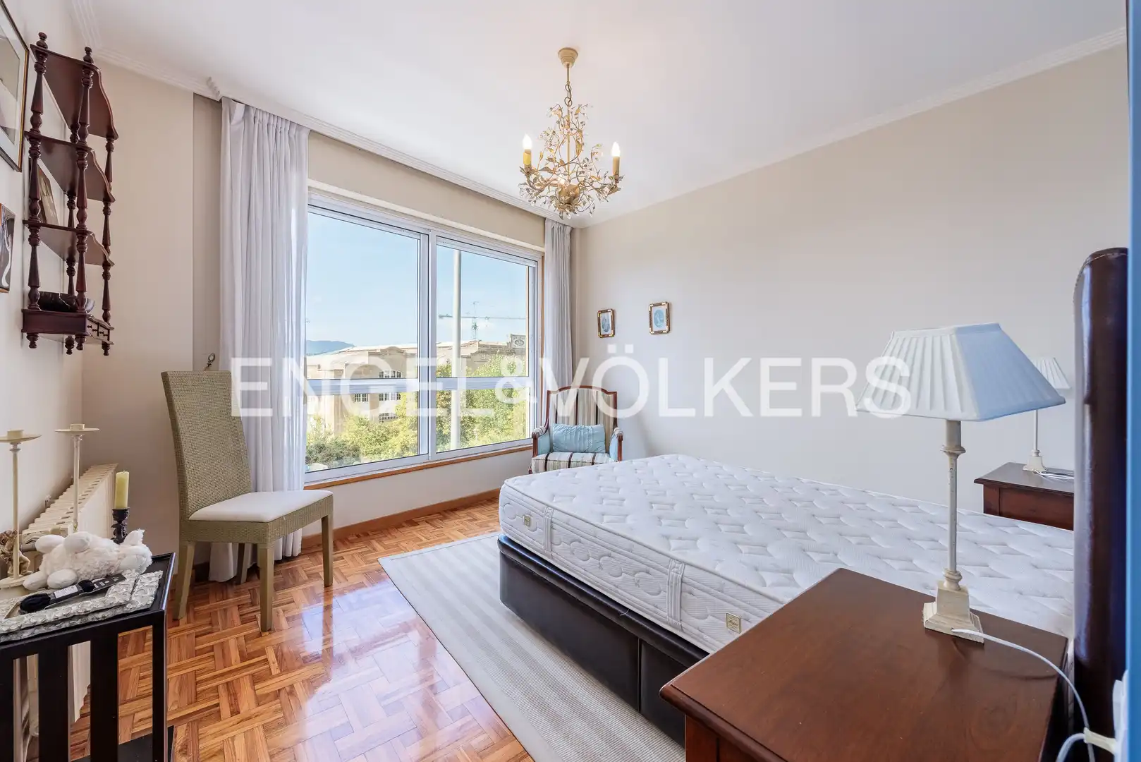Bedroom of Apartments for rent in Vigo   with Heating, Private garden and Terrace