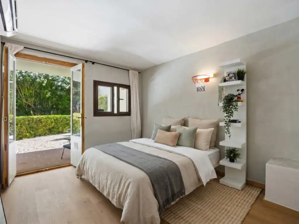Schlafzimmer von Haus oder Chalet zur Miete in Jávea / Xàbia mit Heizung, Privatgarten und Terrasse