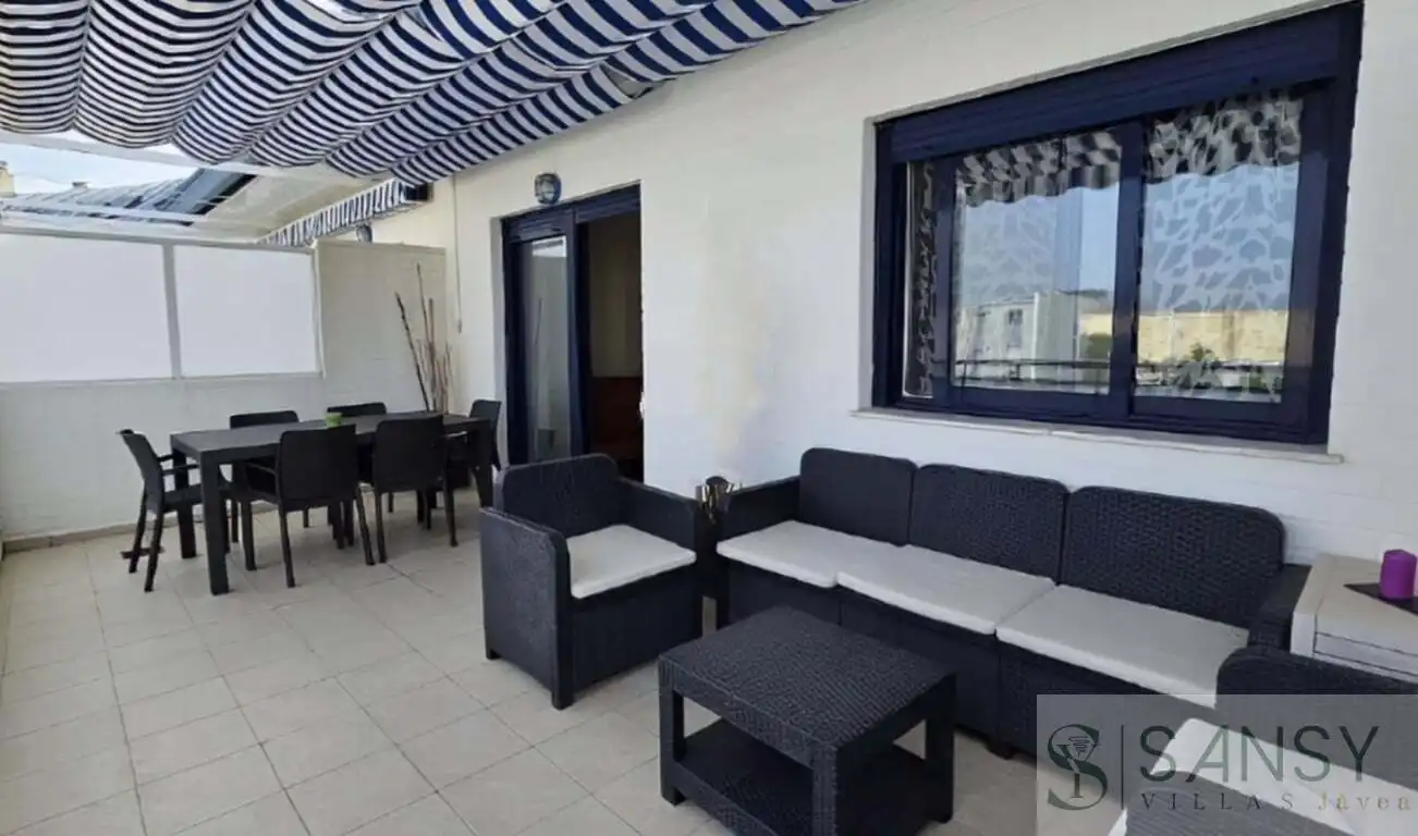 Terrace of Attic for sale in Dénia  with Air Conditioner, Heating and Community pool